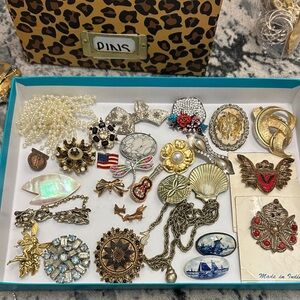 Vintage Brooch and Pin Collection